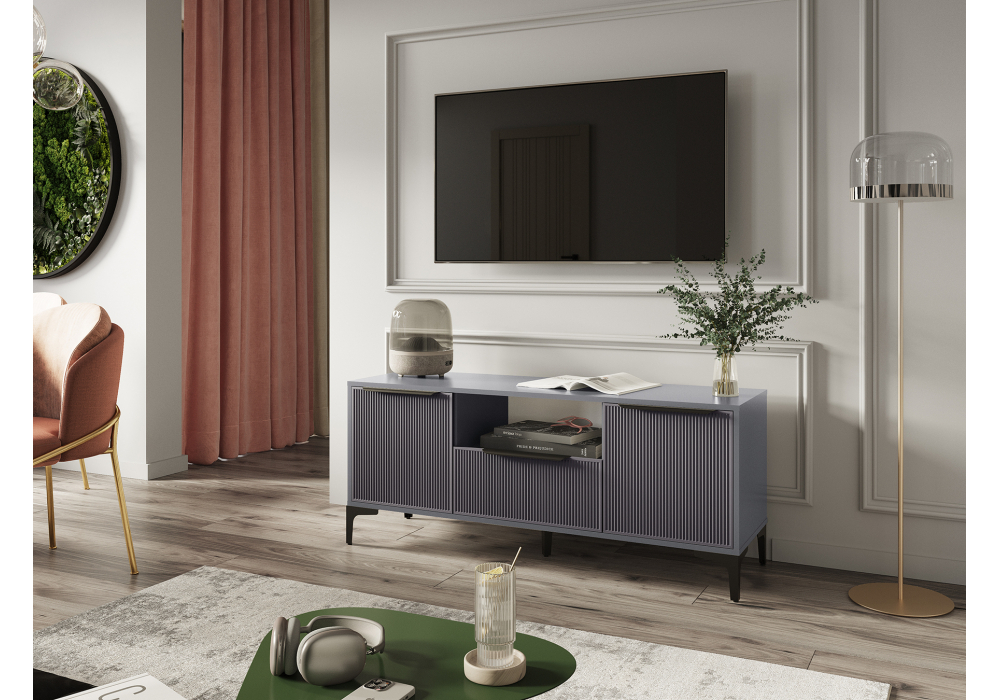 ТВ-тумба Woodville Иадама графит, графит софт