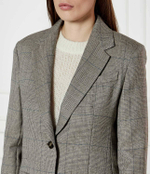 Хлопковый пиджак BURGOS Weekend MaxMara - коричневый(150411016)