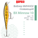 Воблер BX Minnow 07, 7 см, 7 г, цвет RT, плавающий