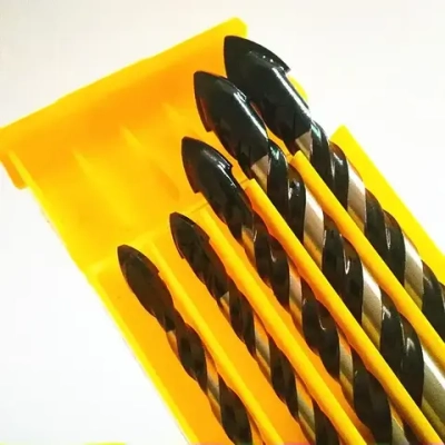 Набор свёрл 5 шт по стеклу , керамике , плитке Сверла для керамогранита и мрамора 6-12мм