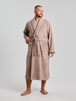 Халат мужской Комфорт-4 Виотекс СЕРО-БЕЖЕВЫЙ