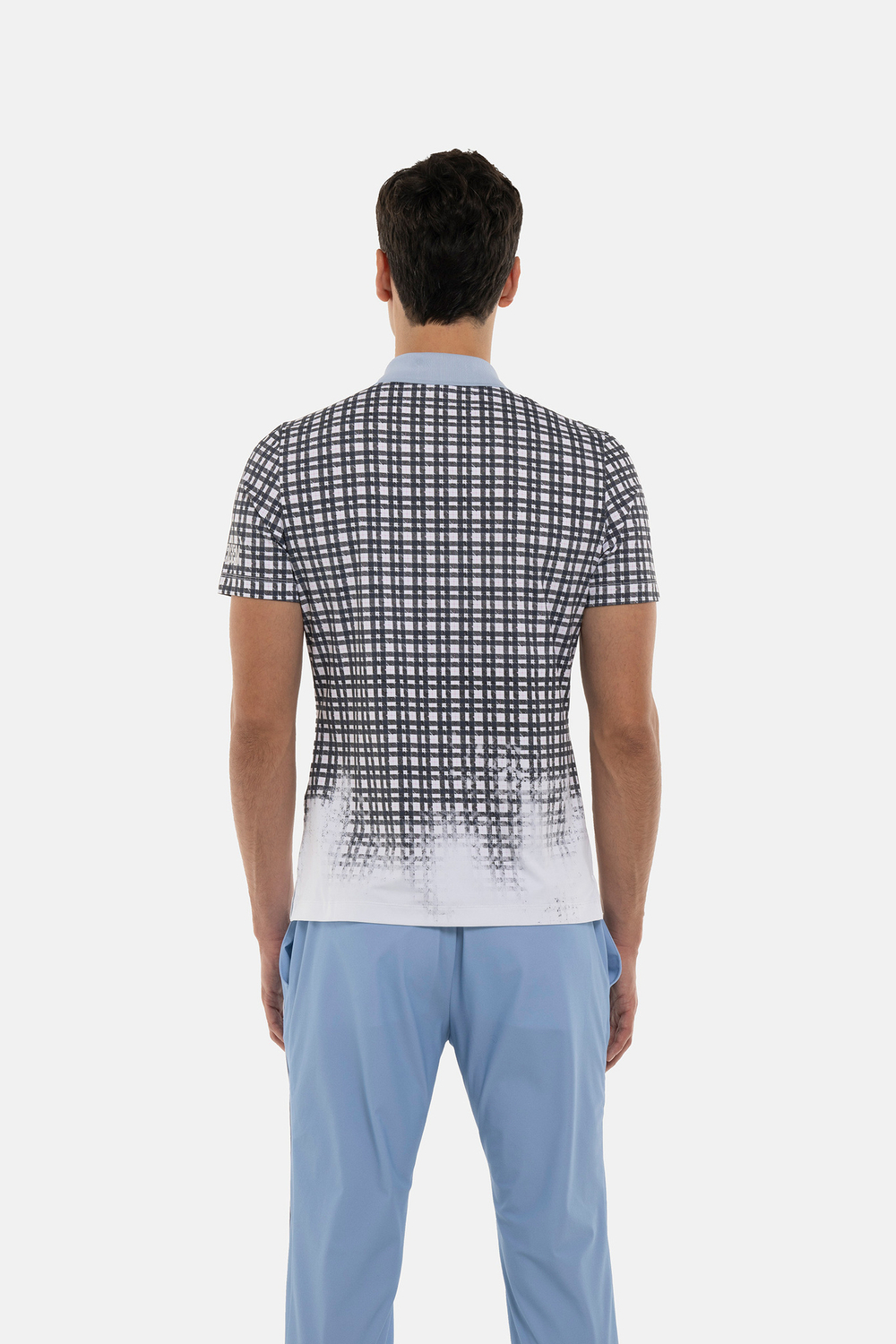 Мужское поло HYDROGEN PAINTED TARTAN TECH POLO TARTAN (GL0003)