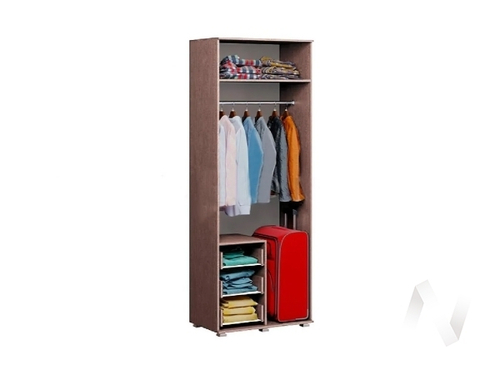 Шкаф 2-х ств МС Белла (ясень шимо темный/ясень шимо светлый)