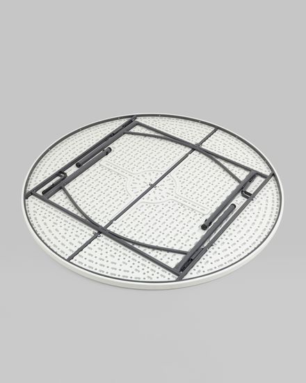 Стол круглый складной пластиковый Кейт 180