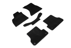 Ворсовые коврики LUX для Audi А7 (4G) 2010-2018 Seintex.88667