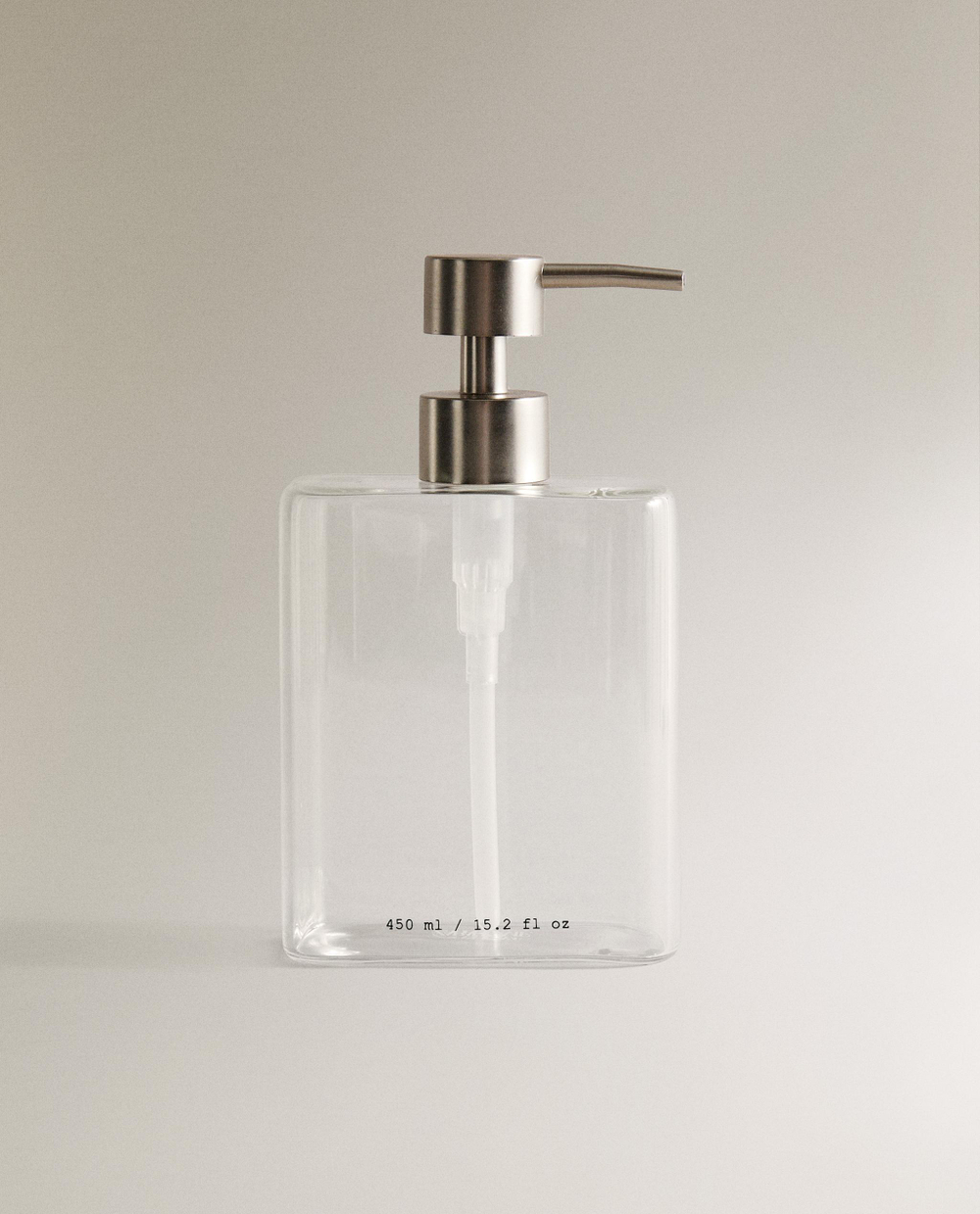 Zara Home дозатор для жидкого мыла, стекло, прозрачный