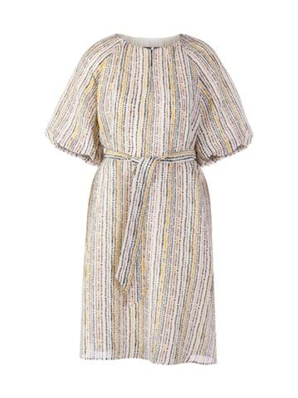 Marc Cain Платье из смеси льна и шелка