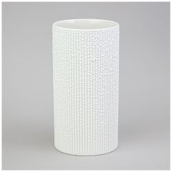 ВАЗА 12*12*23СМ КОЛЛЕКЦИЯ "КАПЛИ ДОЖДЯ" ЦВЕТ: БЕЛЫЙ