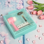 Набор косметический «Beauty Bar», Gua sha и щетка для умывания, цвет зеленый,16,5*16,5см