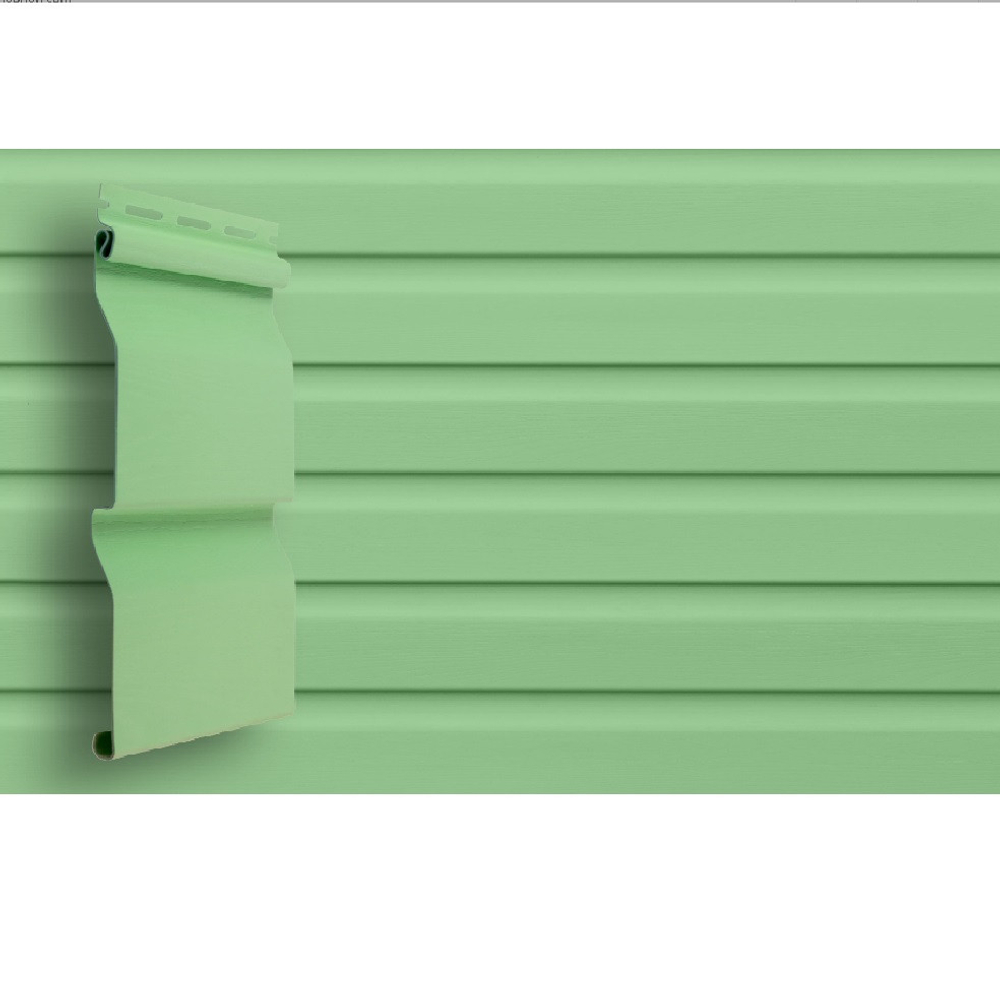 Сайдинг Grand Line Classic Корабельная доска D4 салатовый 3660 мм