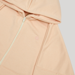 Zip-Up Hoodie LOGO Vanilla Cream