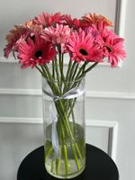 Гербера в розовом оттенке от 25 шт