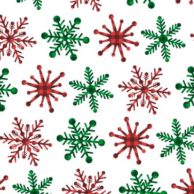 Снежинки в клетку