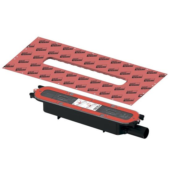 Сифон Tece TECEdrainprofile заниженный DN 40 с боковым сливом (673001)