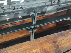 Решетка переднего бампера Hyundai Solaris 1 (RB) 14-17 Б/У Оригинал 865614L500