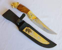 Нож " "С головой пантеры №1"