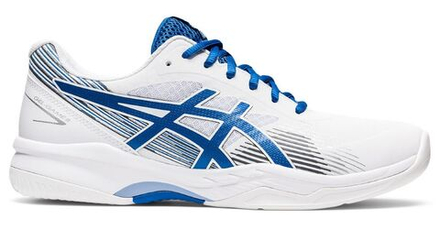 Мужские кроссовки теннисные Asics Gel-Game 8 - white/lake drive