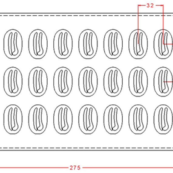 200 | Форма для шоколадных конфет (275*175 мм)