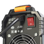 Аппарат сварочный инверторный PATRIOT WM 260 DVT MMA, входное напряжение: 1ф,140-240В;сварочный ток макс: 260A; ПВ при макс. токе: 70%, дисплей ARC FORCE, ANTI STICK, HOTSTART, TIG LIFT, VRD,Электроды Patriot ЭР-46, 3мм, 1кг