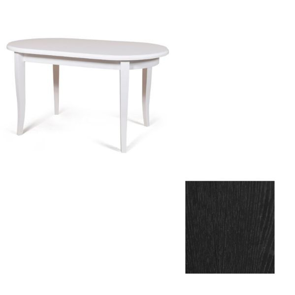 Обеденный стол Кронос 140(172)x80 (черный)