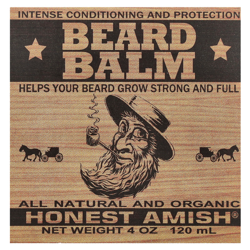 Honest Amish, Бальзам для бороды, 120 мл (4 унции)