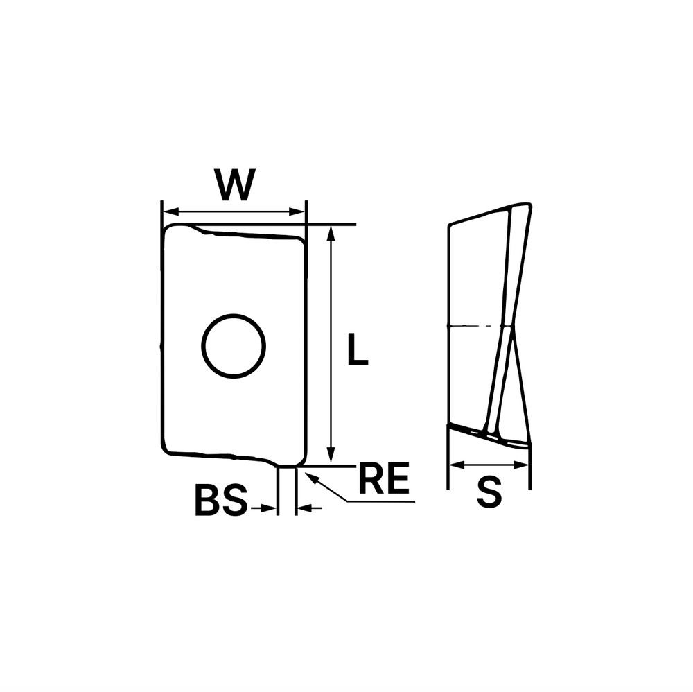 R390-11T308M-PL VM1305 пластина для фрез
