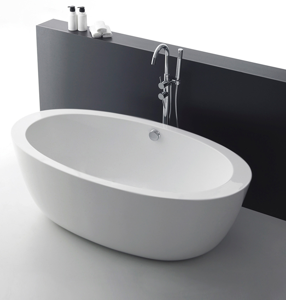 Акриловая ванна BelBagno BB67 170x90 без гидромассажа