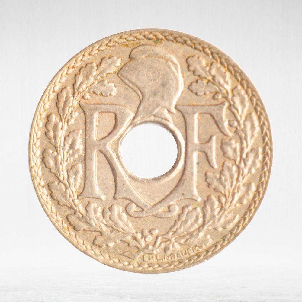 France, 10 Centimes 1935, XF
