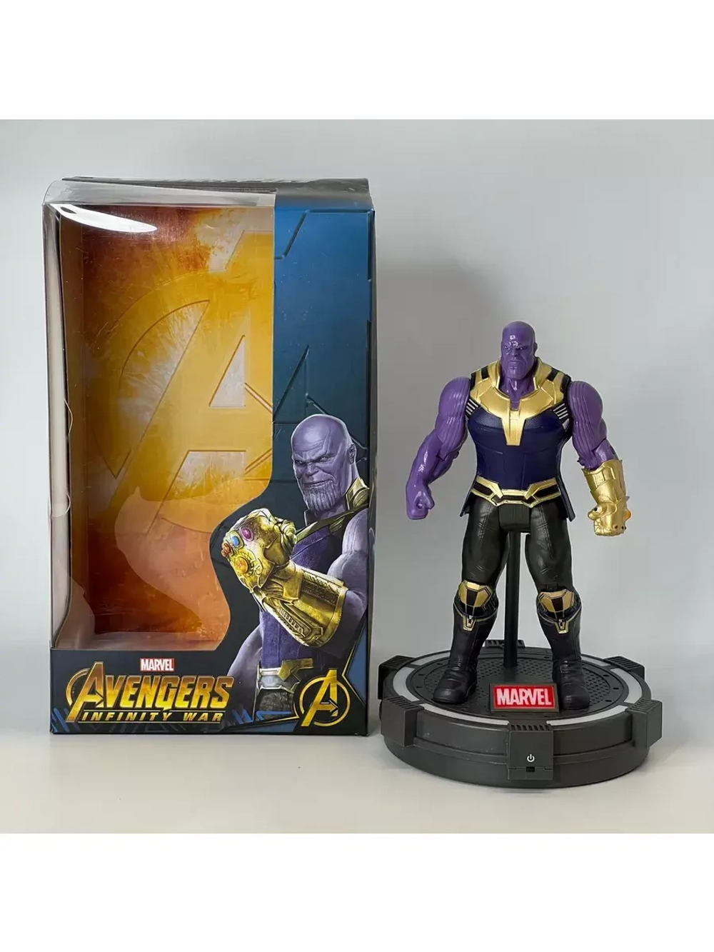 Фигурка игрушка Танос Марвел Супергерои ZD Toys 1606-13 свет