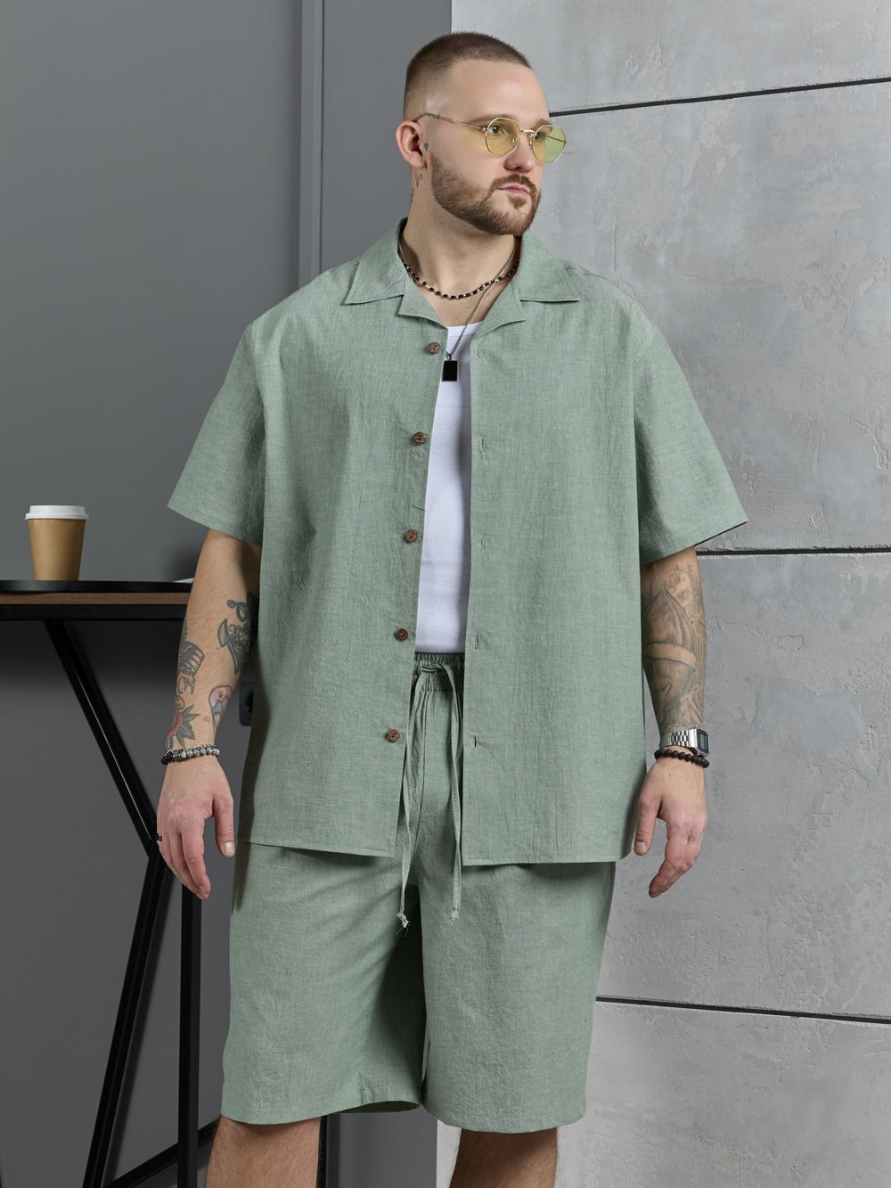 Костюм мужской Аристократ-2 Виотекс ХВОЙНЫЙ МЕЛАНЖ