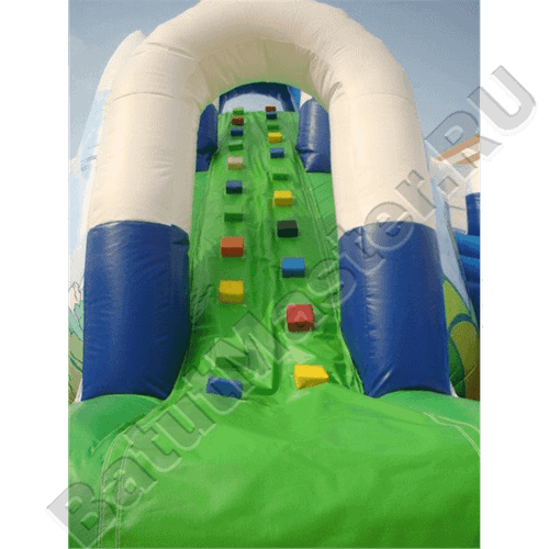 Коммерческий надувной батут «Ледяная гора», 12,5×11,5×9 м