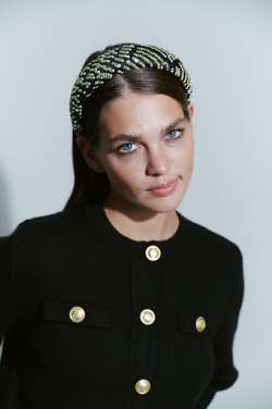 Ободок с пайетками