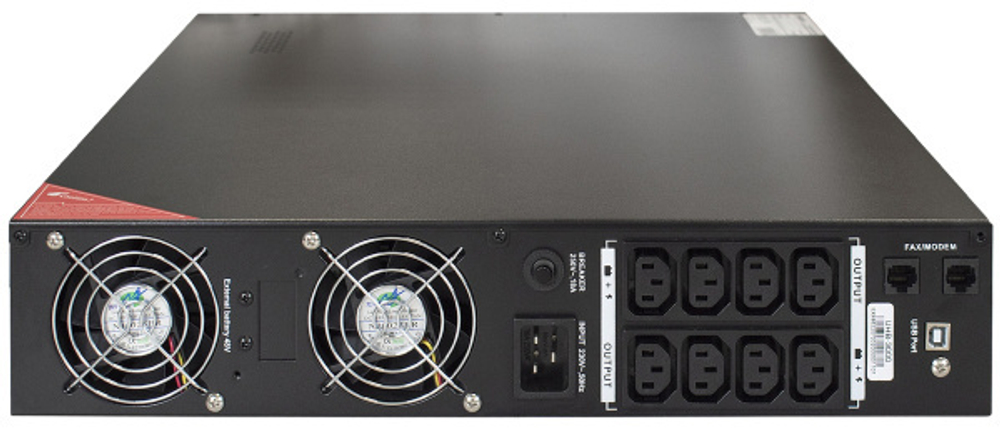 Источник бесперебойного питания Exegate SinePower UHB-3000.LCD.AVR.C13.RJ.USB.2U