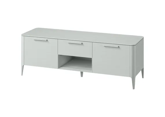 Тумба Type oak под ТВ ширина 160 см (светло-серый)