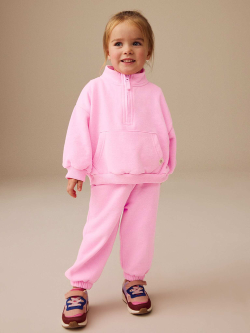 Толстовка на молнии для девочки Next E29-213, Розовый