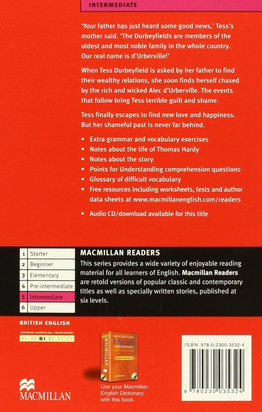 Tess of the D'urbervilles: Macmillan Reader, Intermediate Level (Macmillan Reader)