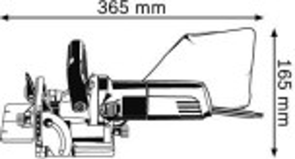 Фрезер сетевой BOSCH GFF 22 A 0601620003 Кейс