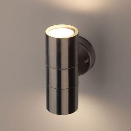 Светильник WL16 декор. подсветка MAX35W 2хGU10 IP54 хром ЭРА Б0034616