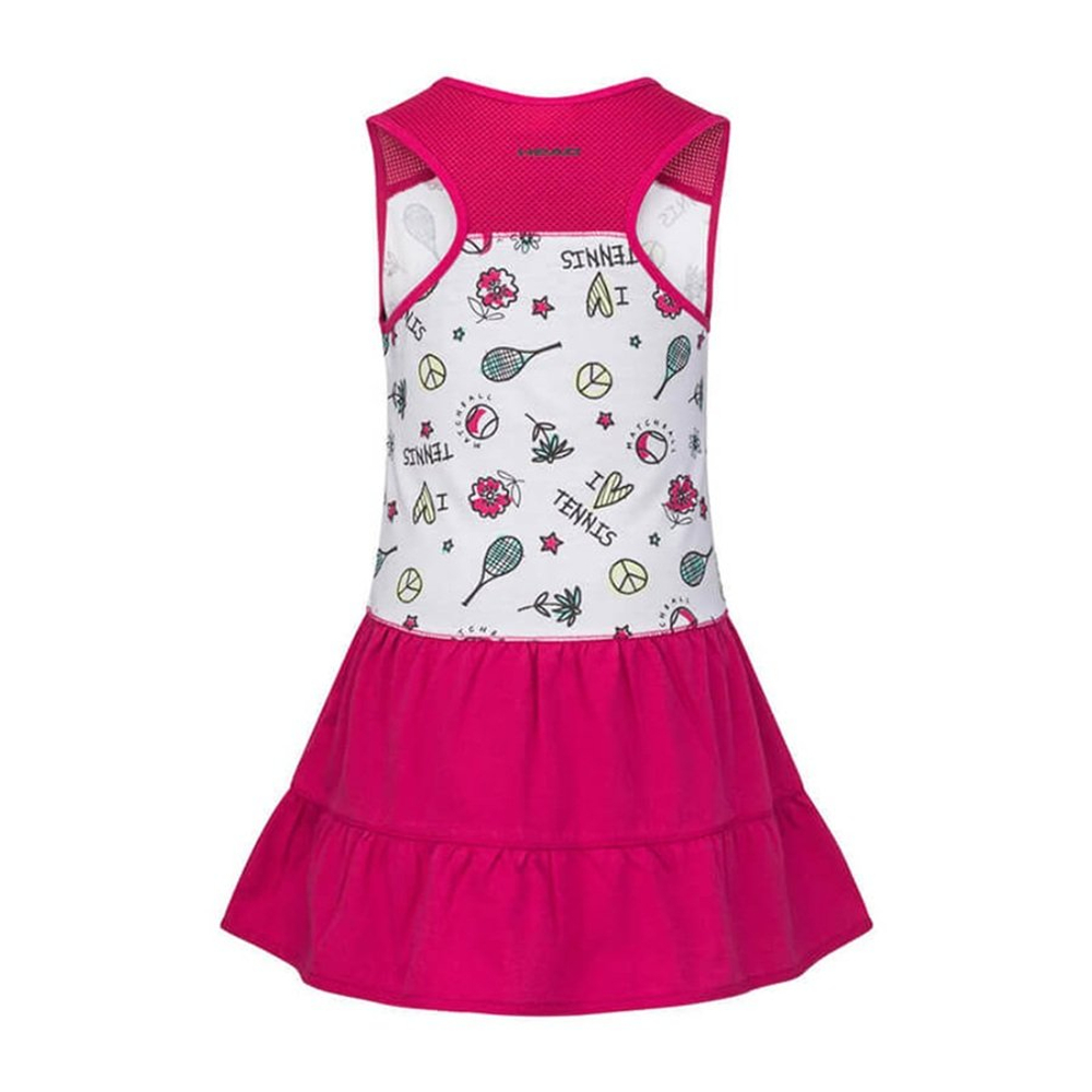 ОДЕЖДА ДЛЯ ТЕННИСА Девочки, Платье HEAD TENNIS DRESS .