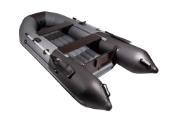 Лодка Таймень NX 2900 НДНД, 2900*1420*400 мм., цвет графит - черный