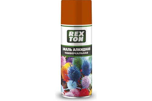 Эмаль алкидная Rexton оранжевая (520мл) аэрозоль