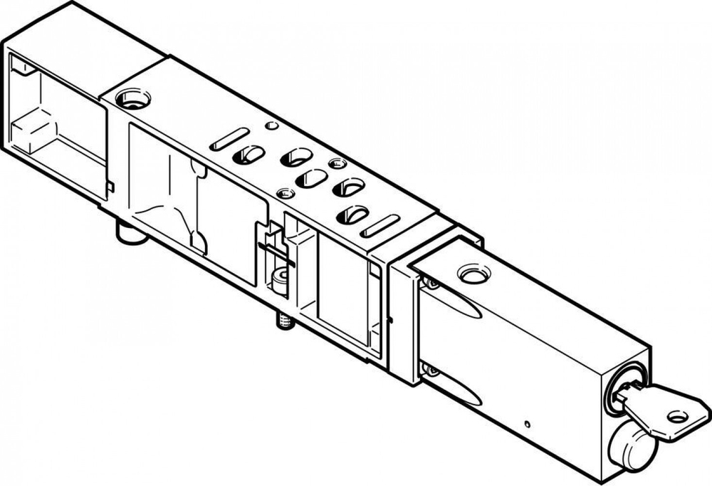 VABF-S4-1-L1D2-C Вертикальная изолирующая плита