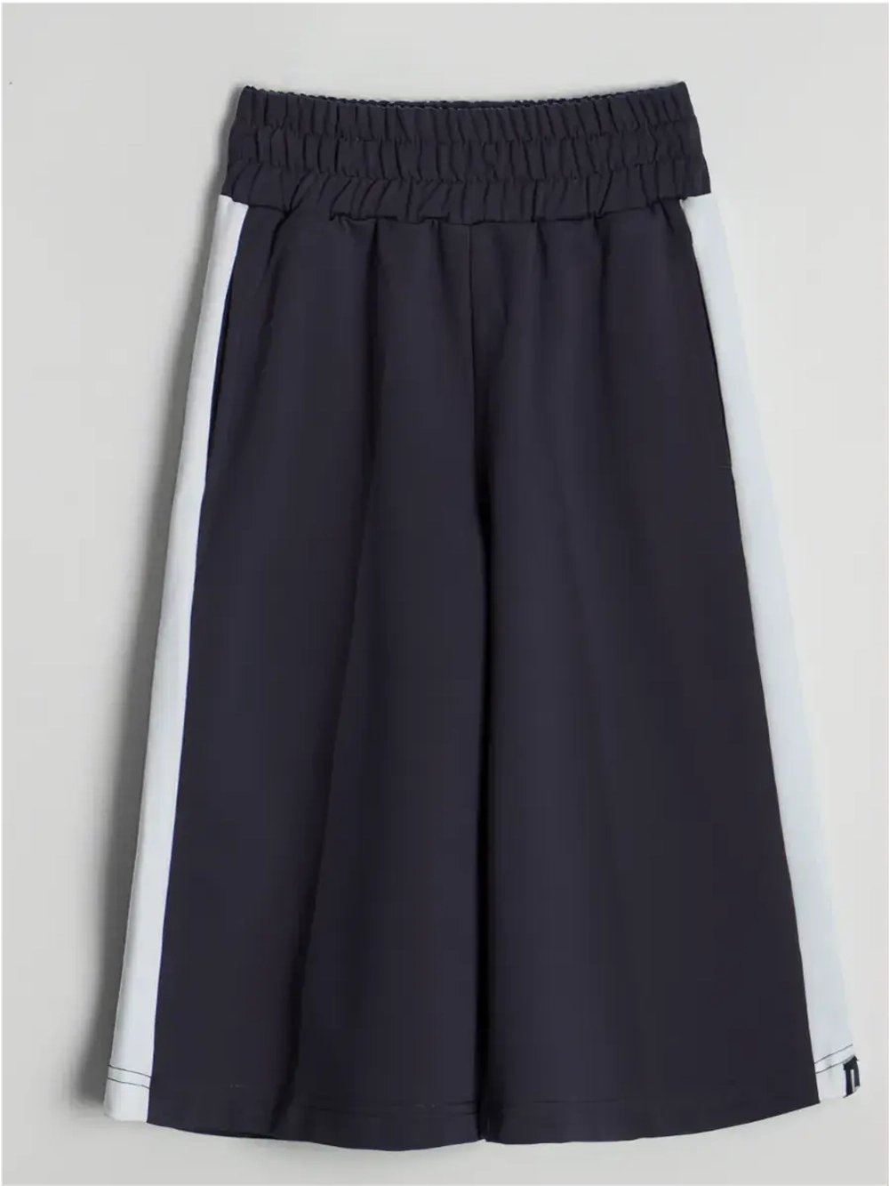 Брюки кюлоты широкие для девочки в школу