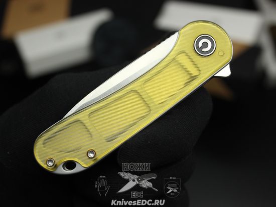 Нож складной CIVIVI Elementum C907A-4 сталь клинка D2, рукоять Ultem