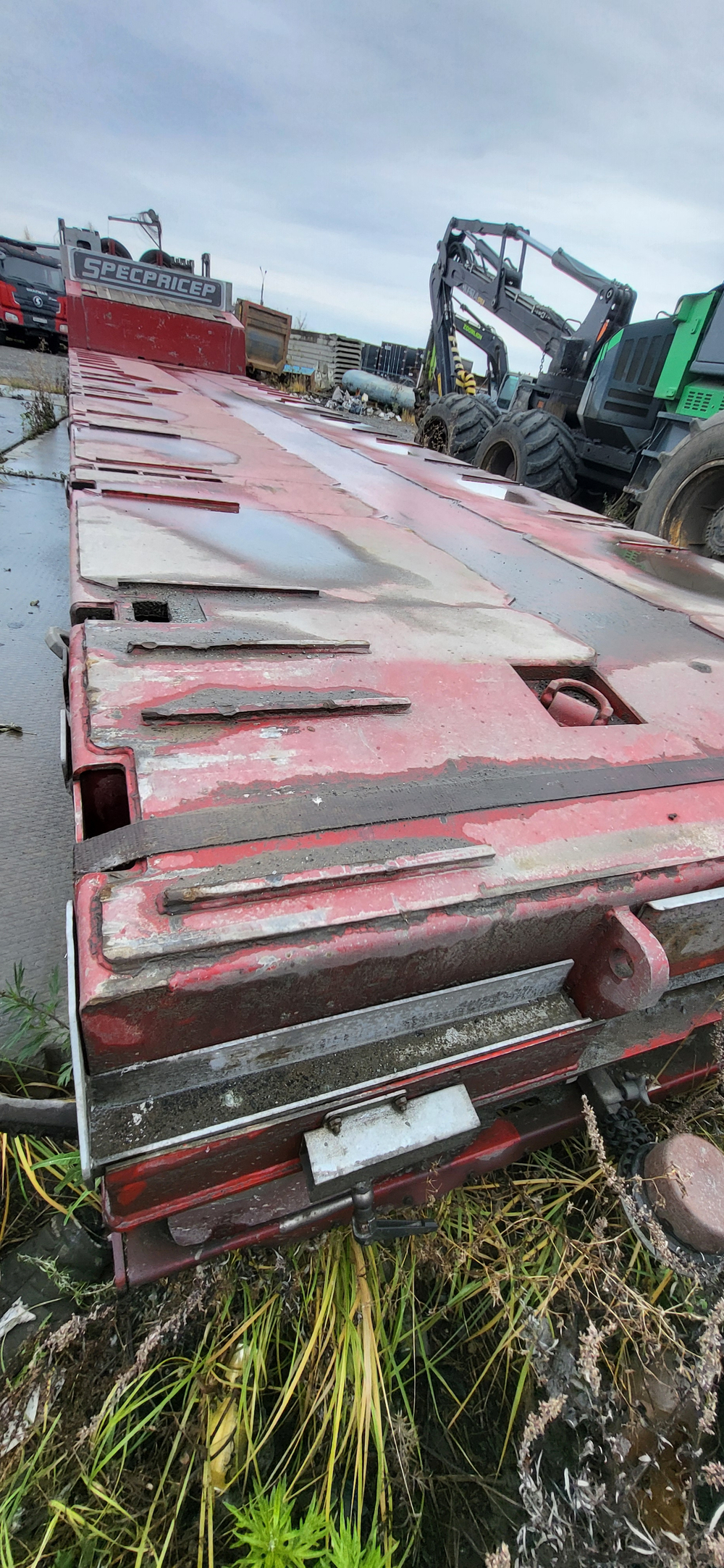 Спецприцеп 9942* Полуприцеп тяжеловоз 5 осей 9942L5 (Раздвижной)