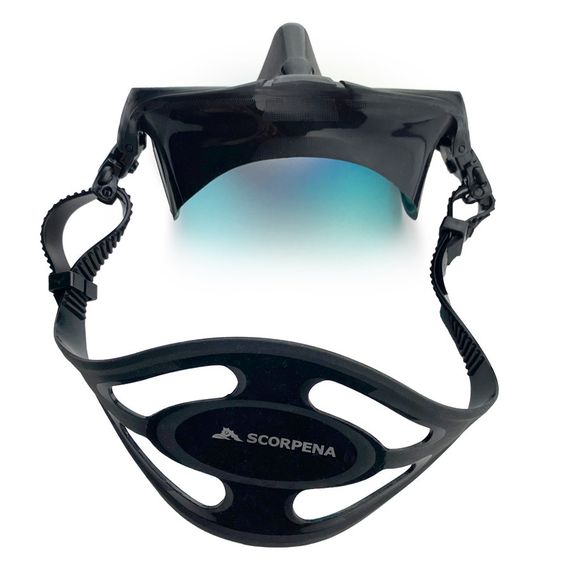 Маска с просветленными линзами Scorpena R черная