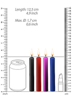 Набор разноцветных восковых BDSM-свечей Teasing Wax Candle