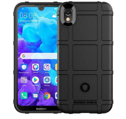 Чехол для Huawei Y5 2019 (Honor 8S) цвет Black (черный), серия Armor от Caseport