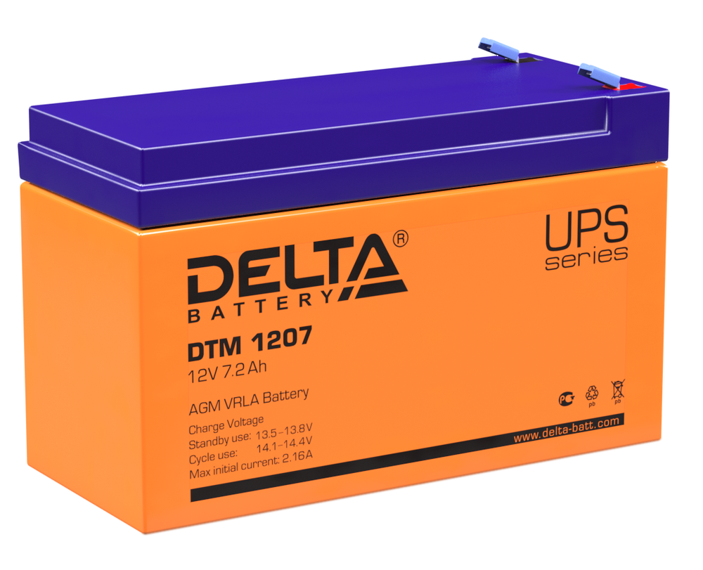 Батарея  Delta DTM 1207