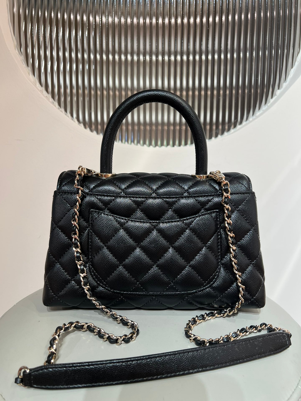 Chanel Flap Bag With Top Handle